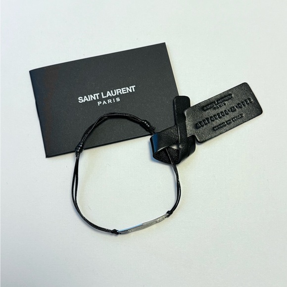 Saint Laurent Paris Rope Bracelet - Picture 1 of 4